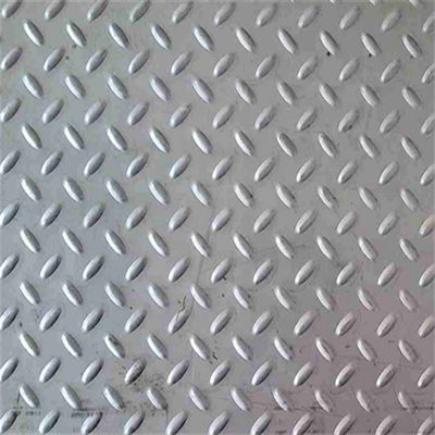 2.5mm 3mm placa quadriculado Ss 304 de 201 316 Diamond Stainless Steel Sheets Embossed
