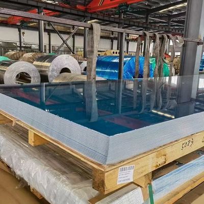 5052 Folha de alumínio de qualidade naval de liga de magnésio de 2,0 mm com elevada resistência à fadiga para casco e construção naval